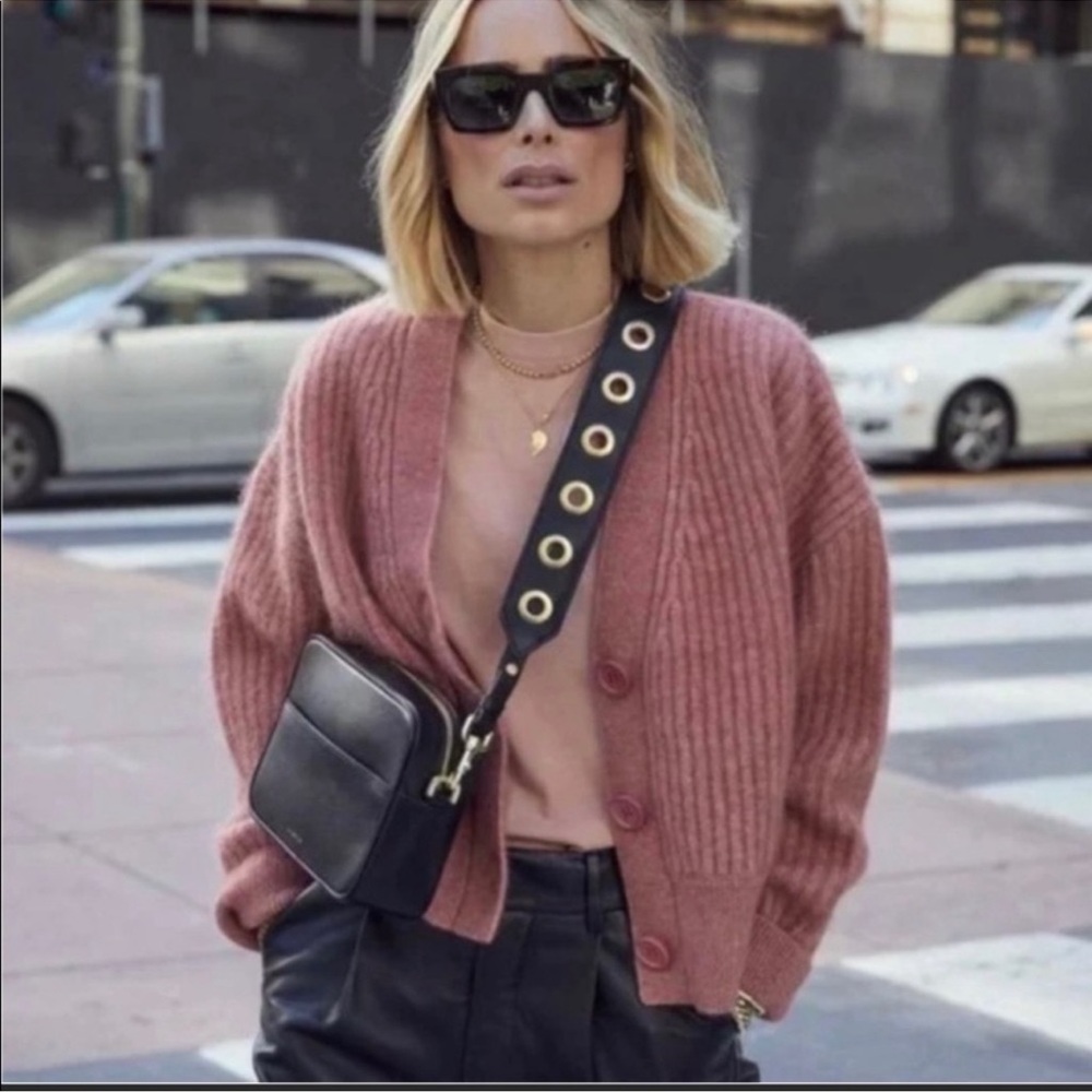 Anine Bing Maxwell Cadigan in Dusty Rose